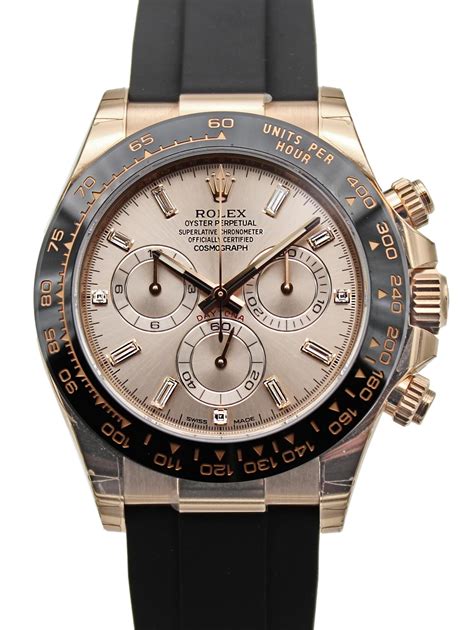 rolex daytona rose gold with diamonds|daytona rose gold rolex price.